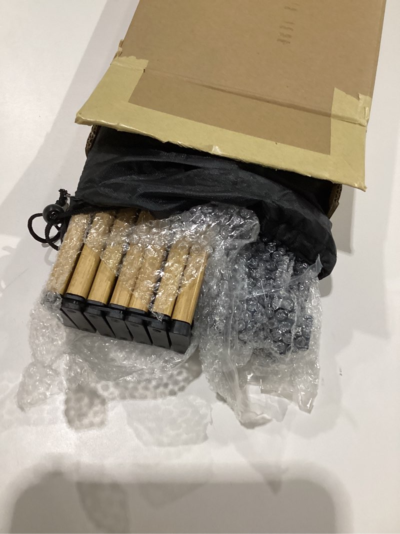 Condition photo showing New/Like New for Portable Camping Table, Compact Camping Side Table with Carrying Bag, Ultralight Aluminum Beach Table Folding for Hiking, Camping, Picnicking, BBQ, Outdoor Cooking (Wood Medium 22")