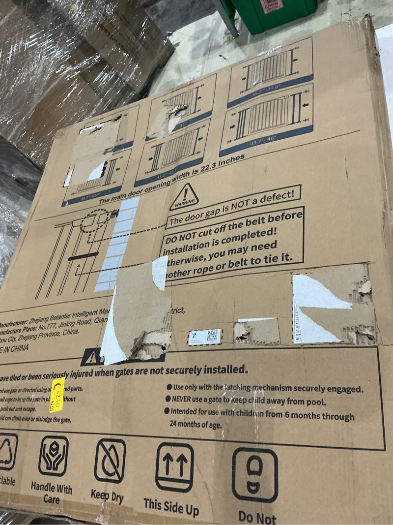 Condition photo showing Good Condition for ingenuity the doorway 37w series pet and baby gate with quad-cam lock, openings from 30-37 inches wide, ages 6-24 months, - white