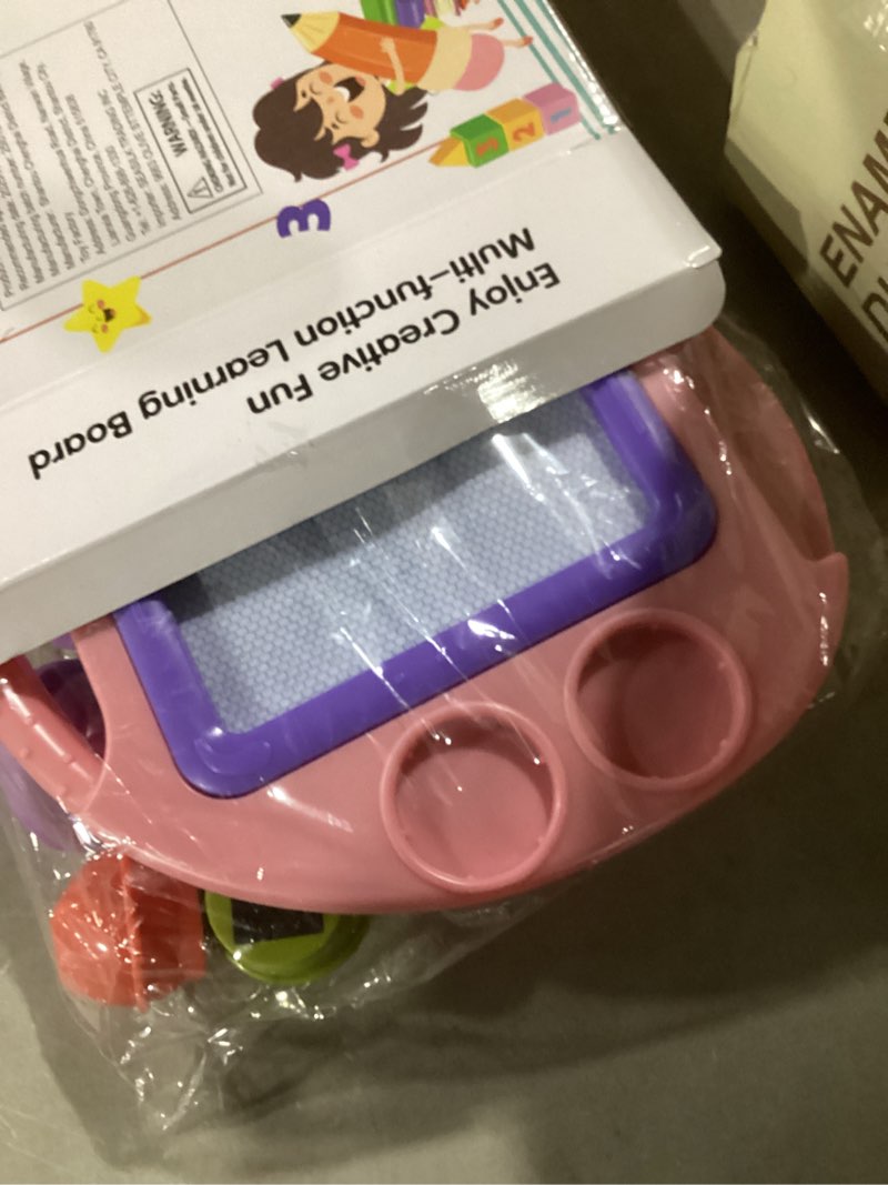 Condition photo showing Good Condition for Toddler Toys,Toys for 1-2 Year Old Girls,Magnetic Drawing Doodle Board for Kids Toy,Educational Learning Baby Toy for 18 Months 1 2 3 Year Old Girl Boy Birthday Easter Gifts,Arts and Crafts Pink