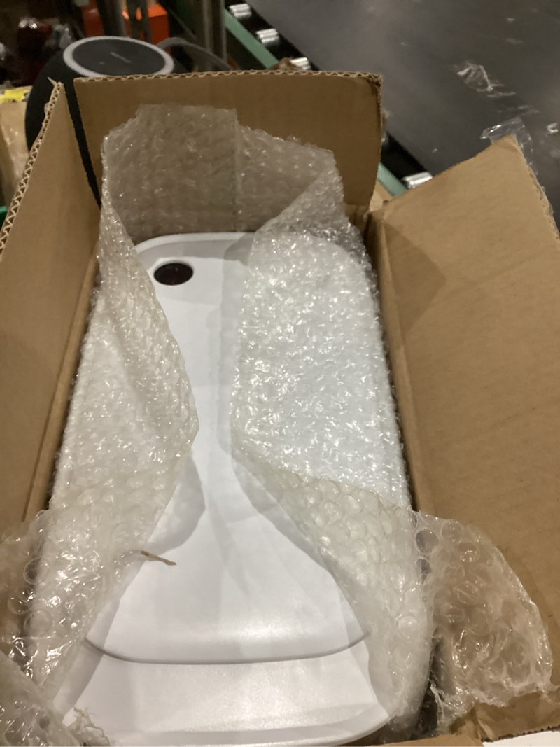 Condition photo showing Good Condition for 3.5 Gallon Slim Automatic Trash Can for Bathroom,Touchless Garbage Can with Trash Bag Auto-adsorption Technology,Motion Sensor Waterproof Diaper Trash Bins for Bedroom Office Kitchen Toilet White-n21