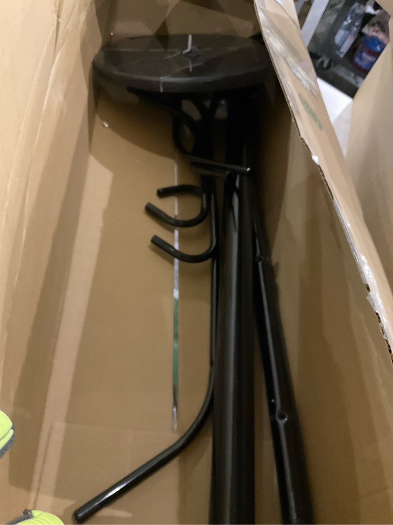 Metal frame w jard stone base