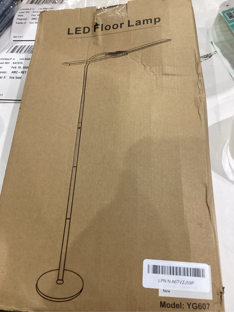 Condition photo showing Good Condition for Rechargeable Cordless Floor Lamp with Battery 8000mAh, 15W Dual Head Adjustable Gooseneck LED Reading Lamp, Bright Floor Standing Light for Home, IP54 Rated