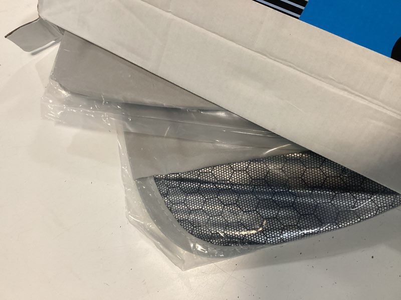 Condition photo showing As Is for wigoo 2025 tesla new model y juniper accessories sunshade roof [never sag, nano ice-crystal coatings] 3-gen heat insulation glass roof sun shade, accessories for tesla juniper model y, interior gray
