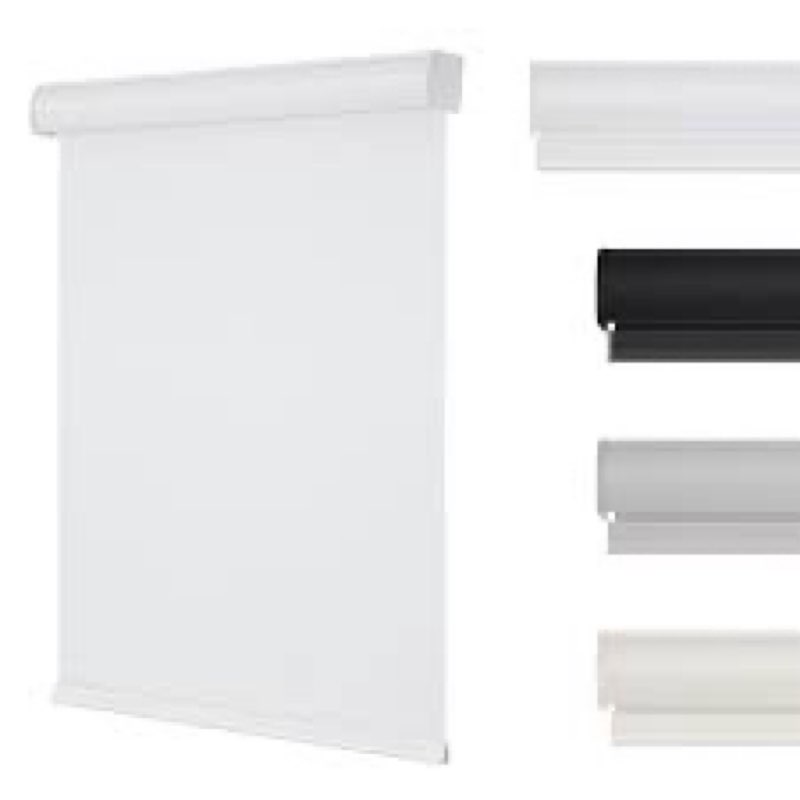 Changshade Cordless Blackout Roller Shades with Valance, Room Darkening Roll-up Shade Easy Install, 