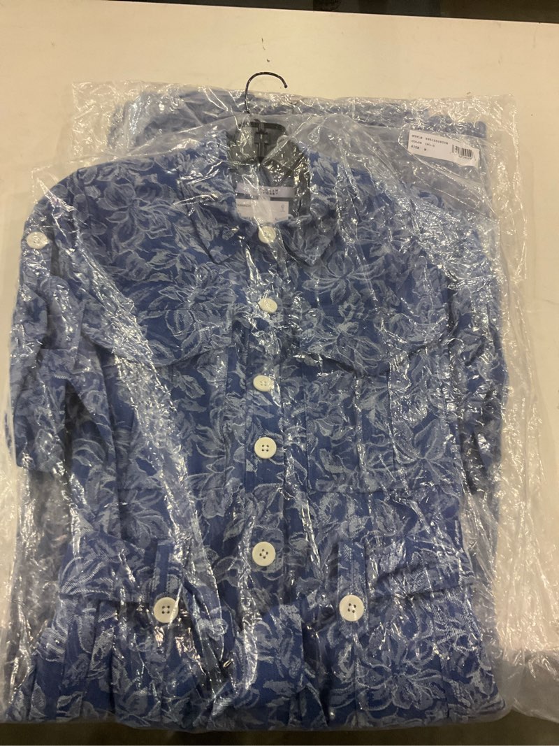 Derek Lam 10 Crosby Women's Gaelle Belted Utility Dress, Indigo, M