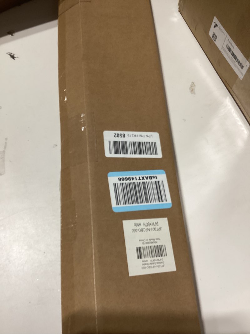 Condition photo showing New/Like New for LazBlinds No Tools No Drill Cordless Cellular Shades, Blackout Light Blocking Honeycomb Shades for Home, Thermal Insulation Blinds for Windows, 24" W x 64" H, White Blackout-white 24" W x 64" H