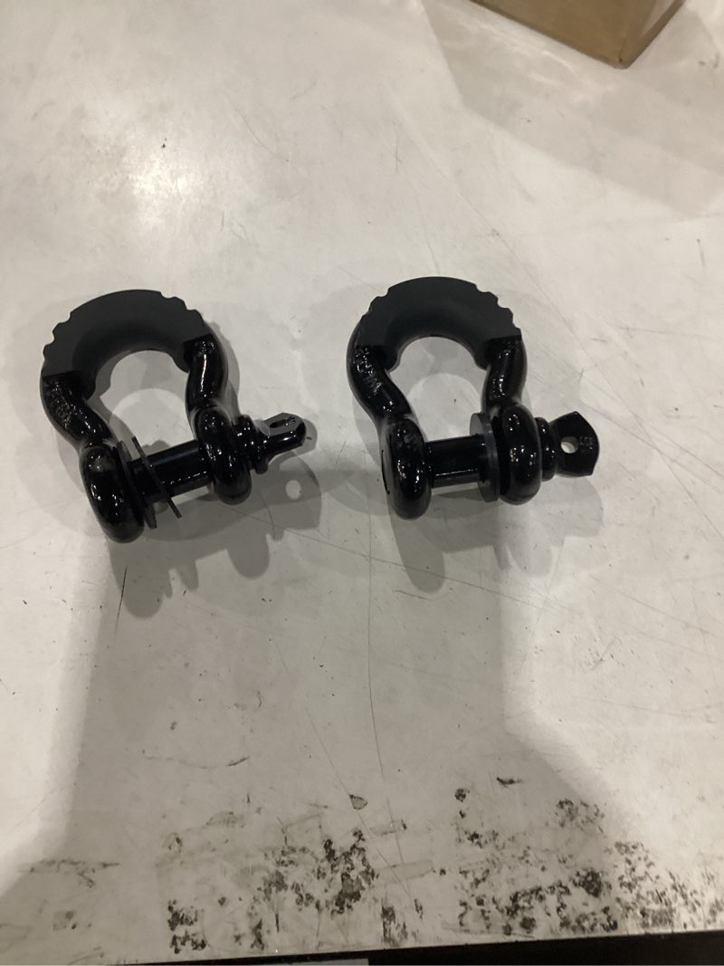 Condition photo showing Good Condition for rhino usa d ring shackle 41,850lb break strength â€“ 3/4â€? shackle with 7/8 pin for use with tow strap, winch, off-road jeep truck vehicle recovery, best offroad towing accessories