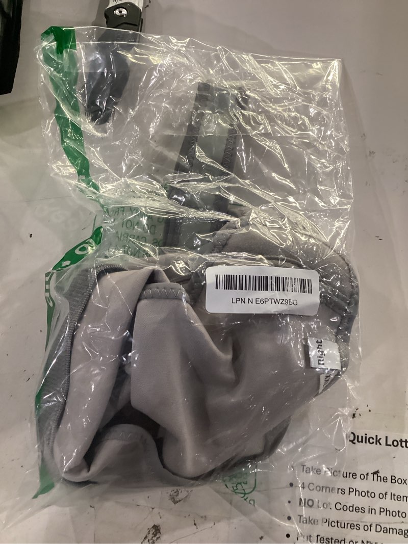 Condition photo showing Good Condition for dog rear leg sleeve to stop licking, hind leg protector after tplo recovery, acl surgery, wounds or skin issues, soft breathable comfortable cover for large medium small dogs, 2xl,right, matte black light grey 2xl,right