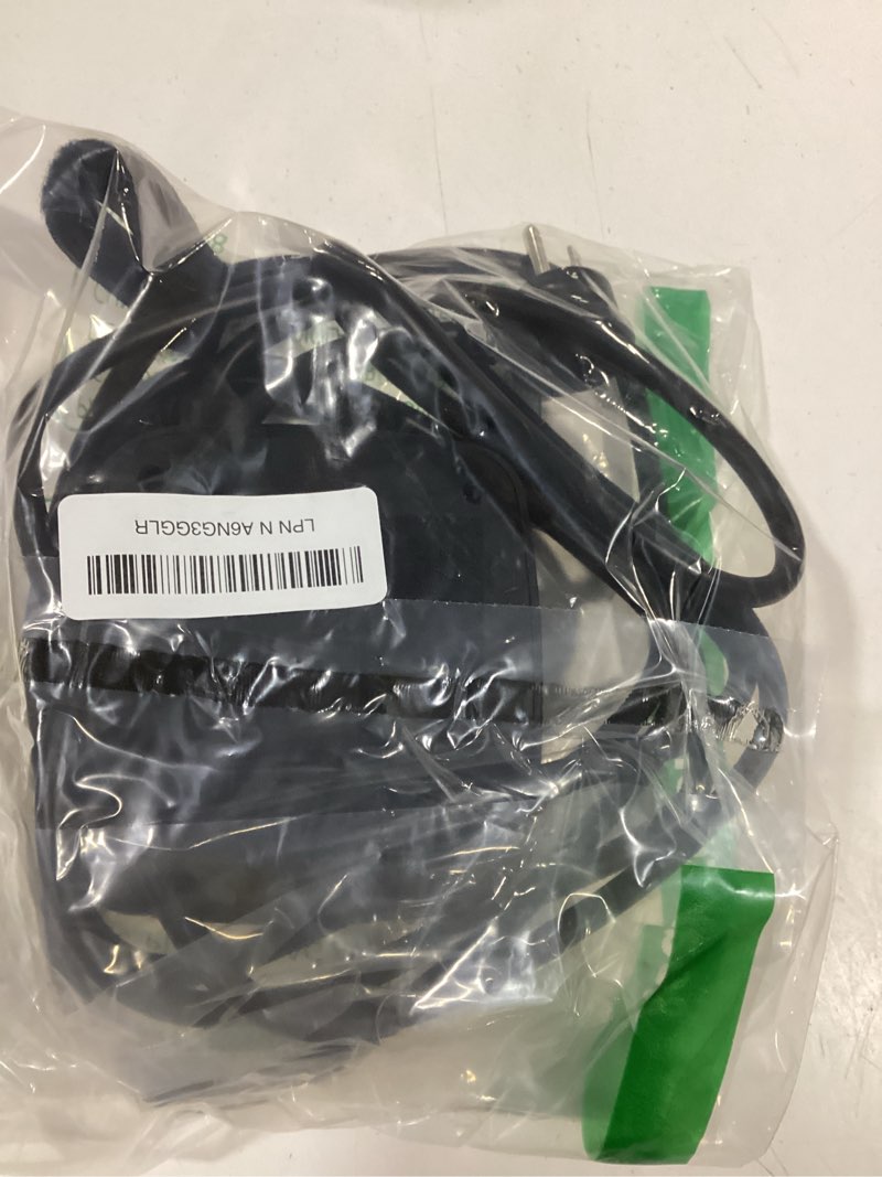Condition photo showing Good Condition for 10 Ft Surge Protector Power Strip - 8 Widely Outlets with 4 USB Ports, 3 Side Outlet Extender with 10 Feet Extension Cord, Flat Plug, Wall Mount, Desk USB Charging Station, ETL, Black 10 ft (Round Cord) Black