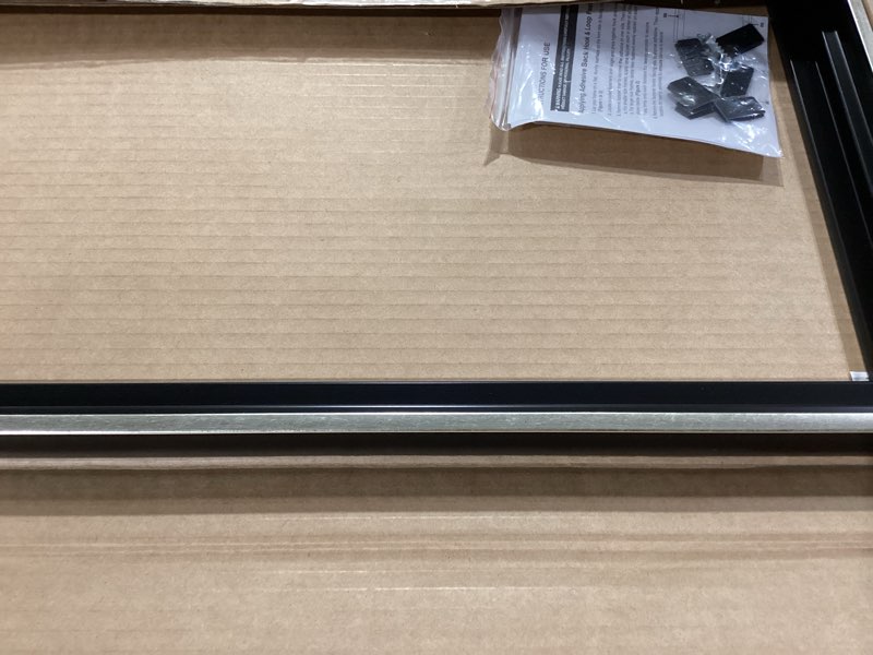 Condition photo showing Good Condition for MCS Canvas Float Frames 18x24 Canvas Black & Silver Frame, Vertical & Horizontal Wall Hanging Large for Canvas Paintings (1-Pack) Standard Frame 18X24 Black & Silver