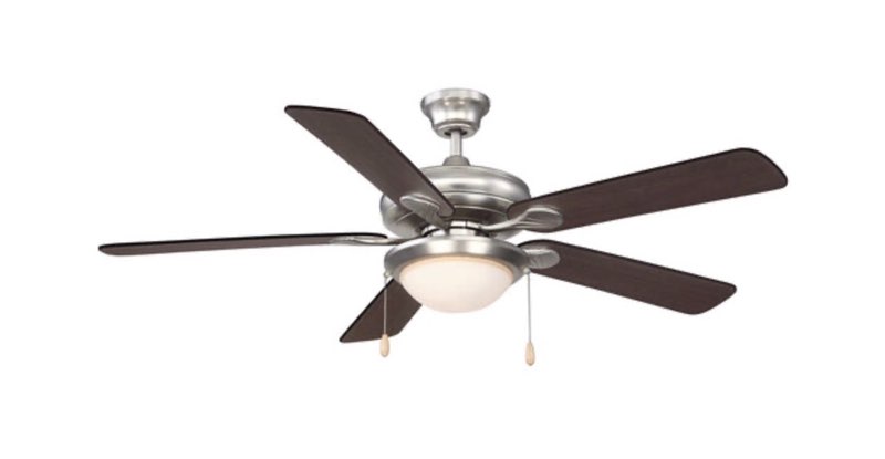 (Incomplete light only ) Concord Skylark 52-in Satin Nickel Integrated LED Indoor Ceiling 