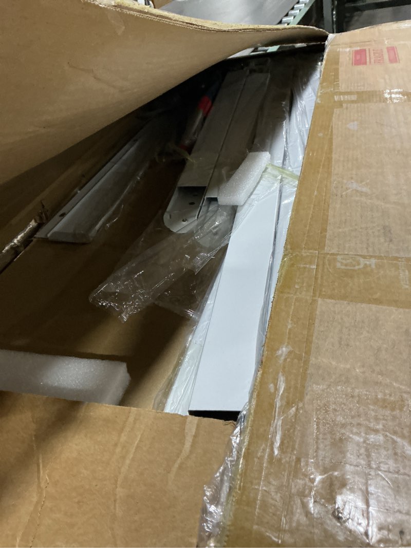 Condition photo showing As Is for maxtek Rolling Whiteboard, 48x36 Large Magnetic White Board with Stands, Big Double-Sided White Board Dry Erase on Wheels for Homeschool, Home Office, Office, School (Silver, 48 x 36) Silver 48 x 36