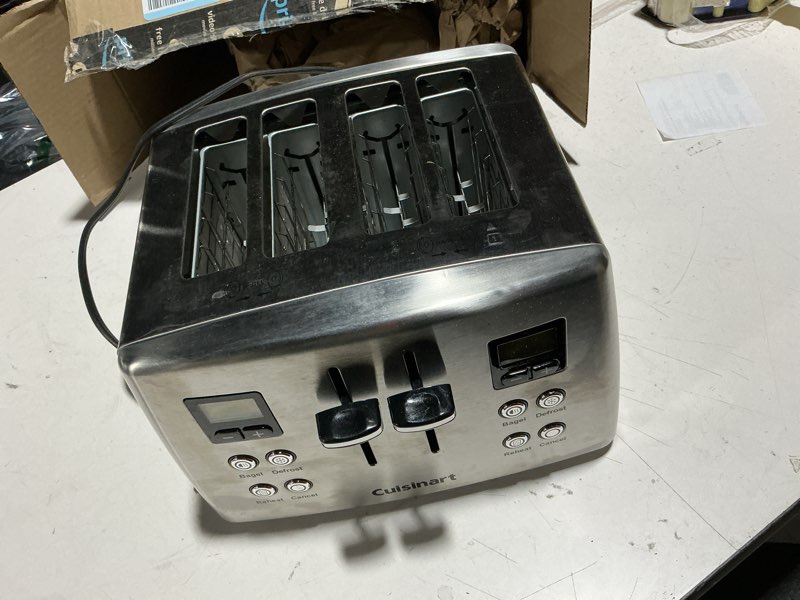Condition photo showing Good Condition for Cuisinart Stainless steel 4 -Slice Toaster