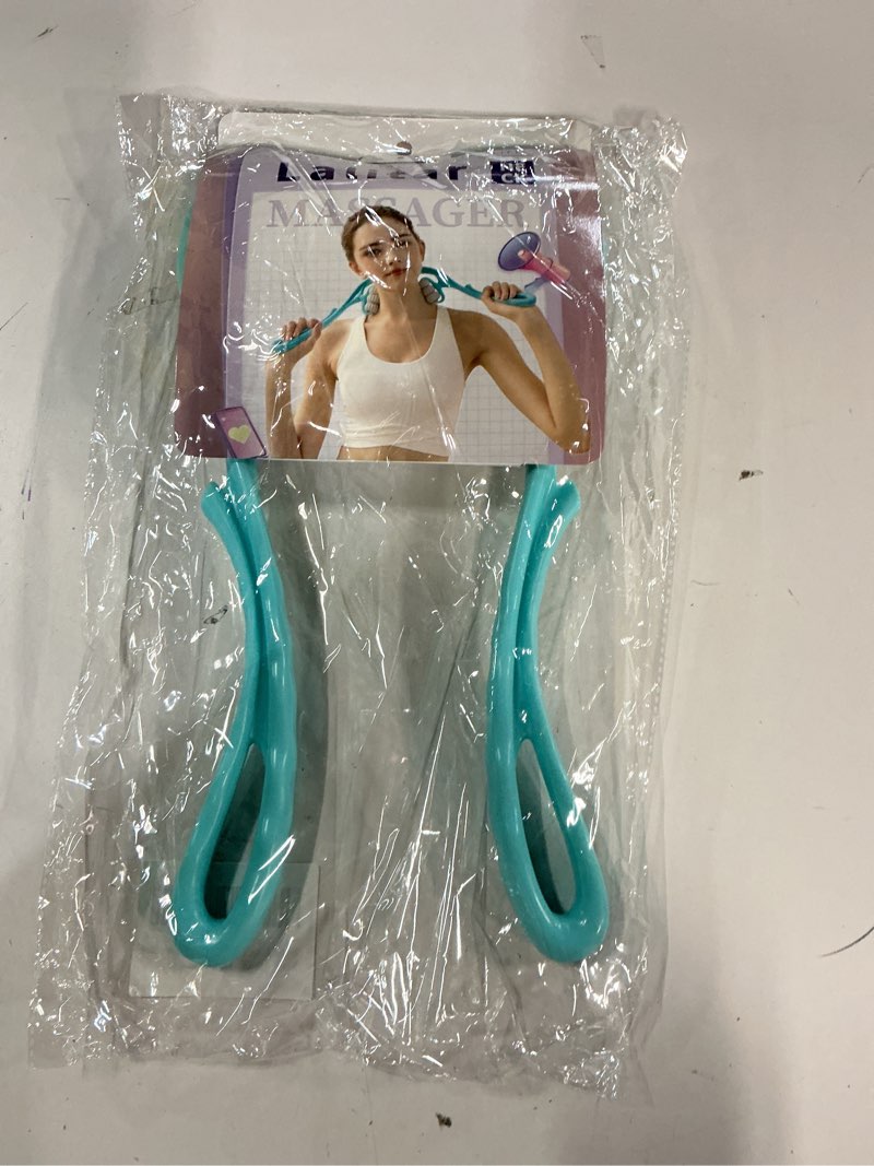 Condition photo showing New/Like New for HaSeftni Trigger Point Roller Massager Tool with 6 Balls for Pain Relief deep Tissue Handheld Suitable for Legs Waist Neck and Shoulder Massage Relaxer (Blue)