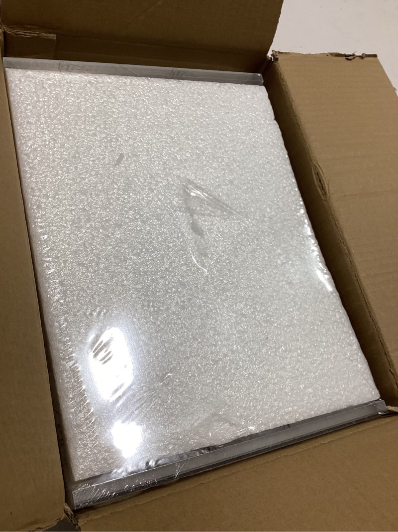 Condition photo showing Good Condition for arrobust acrylic sign holder 8.5 x 11, double sided clear acrylic display table signs stand, t shape flyer holder plastic for picture paper frame holder home office menu retail show fair, 6 pack vertical 6 pack 8.5x11''