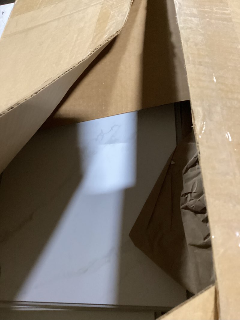 Condition photo showing Good Condition for Dumawall+ Waterproof Wall Tiles, Easy-to-Install, Tongue & Groove System, UV Resistant, Strong & Durable | No Grouting, Cut with Hand Tools, Santorini Marble (8 Pack) Santorini Marble 8 Pack: 11.81" x 23.62"