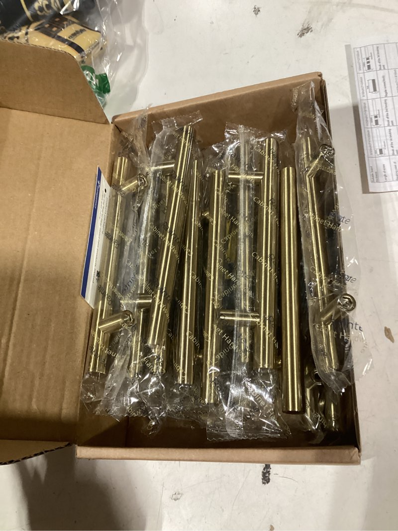Condition photo showing New/Like New for ravinte 20 pack kitchen cabinet handles champagne bronze 3-3/4 inch hole center stainless steel pulls for dresser drawer cupboard handles with screwdriver, 6 inch length 20 3-3/4 inch hole center
