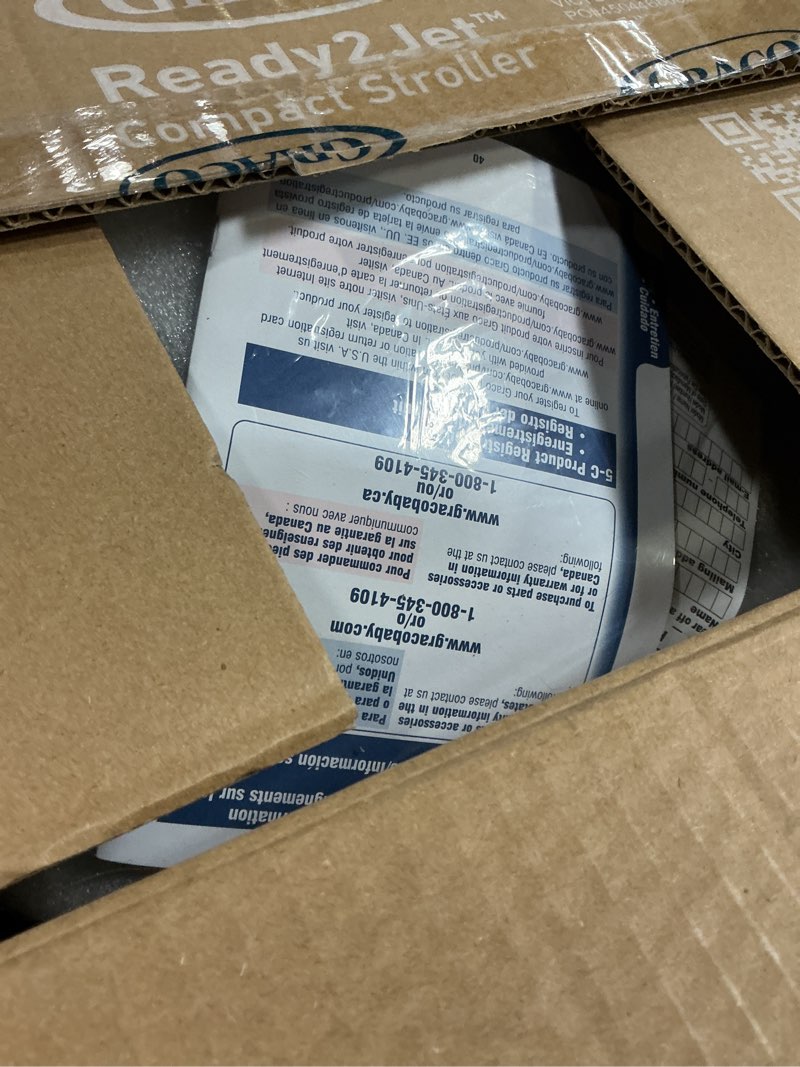 Condition photo showing New/Like New for graco ready2jet compact stroller – overhead friendly compact travel stroller with automatic fold, kingston stroller kingston