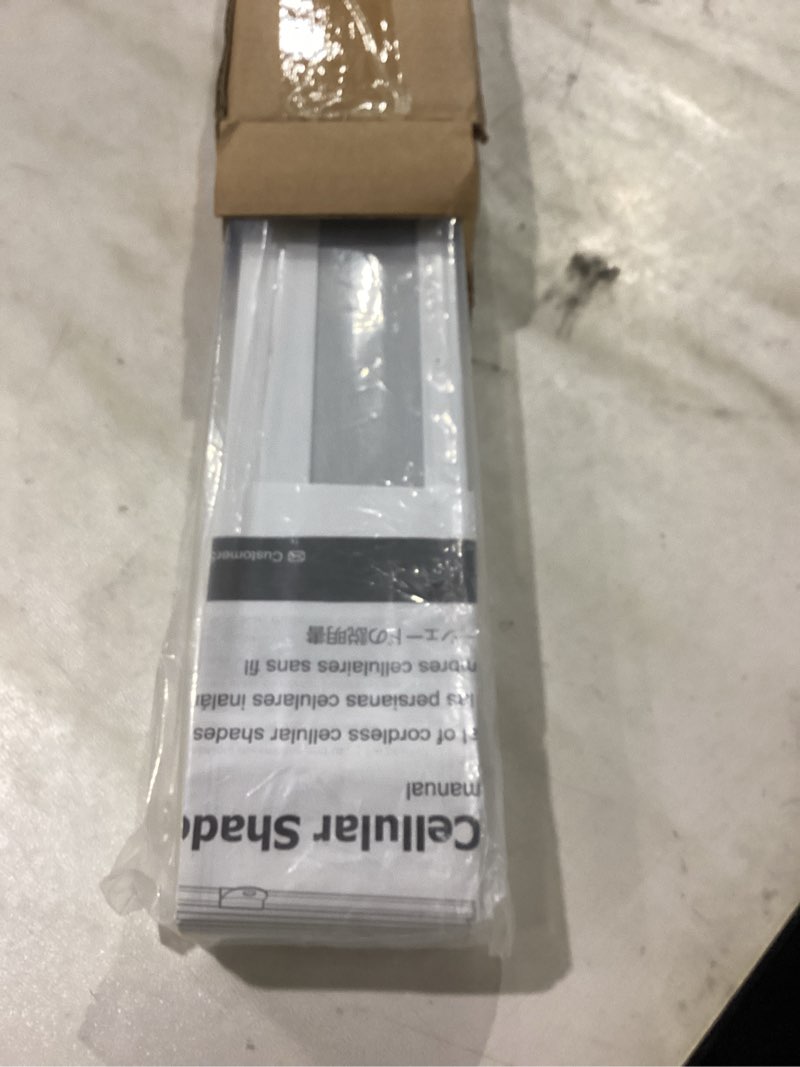 LazBlinds No Tools No Drill Cordless Cellular Shades, Blackout Honeycomb Shades Room Darkening Pleat