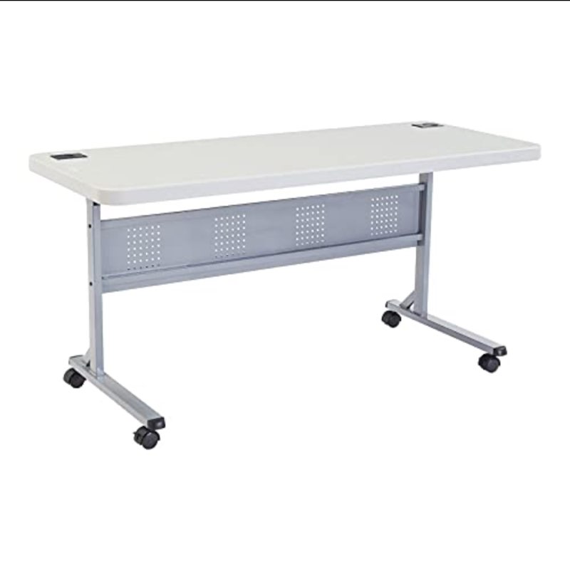 National Public Seating NPS BPFT Series 24x60 Plastic Flip-N-Store 