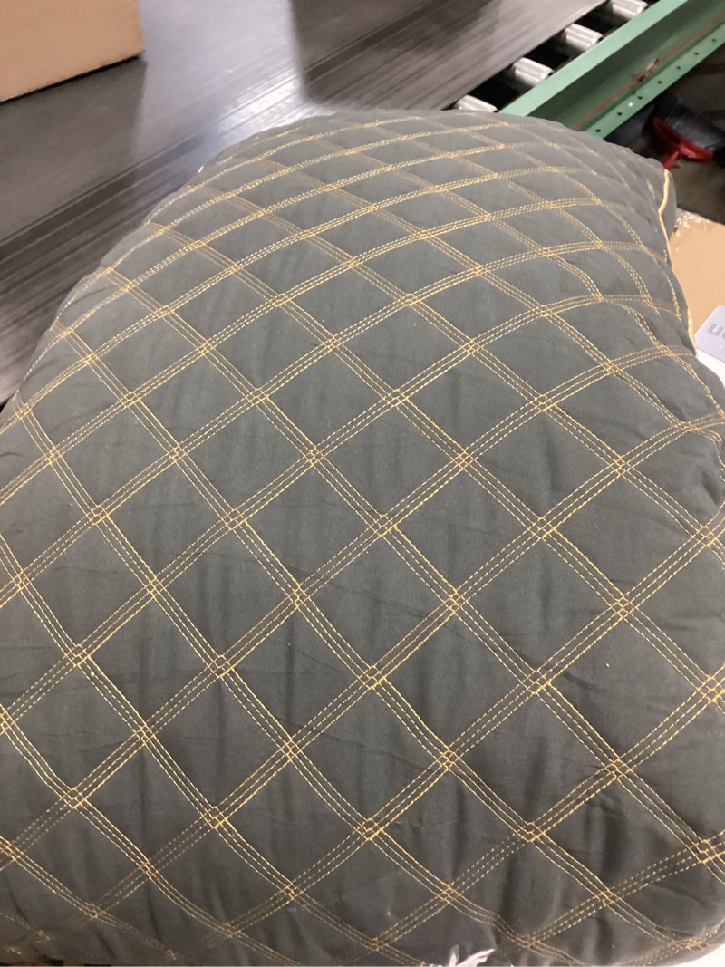 Condition photo showing As Is for YZ HOME Long Body Pillow for Adults - Firm Body Pillow Insert with Shredded Blue Memory Foam, Adjustable Height, Soft Support for Side Sleeping, Pregnant Women, Washable (20x54 Inch, Grey)