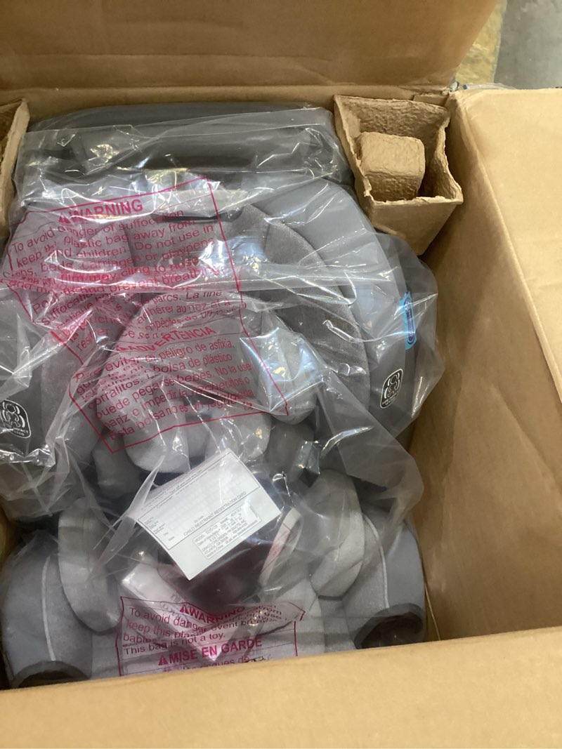 Condition photo showing New/Like New for graco 4ever dlx 4-in-1 baby car seat, infant to toddler car seat, 10 years of use, rear-facing, forward-facing, highback booster, and backless booster seat modes, comfortable and convenient, charlie