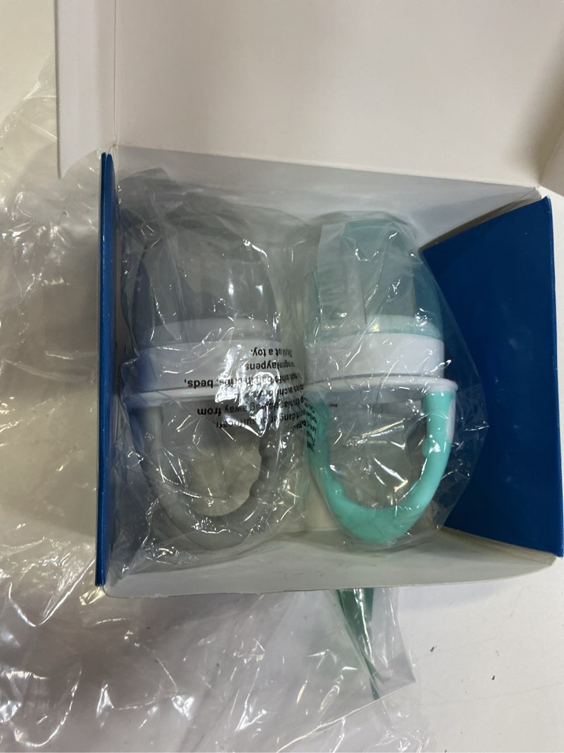 Condition photo showing New/Like New for dr. brown's fresh first silicone feeder, mint & grey, 2 count
