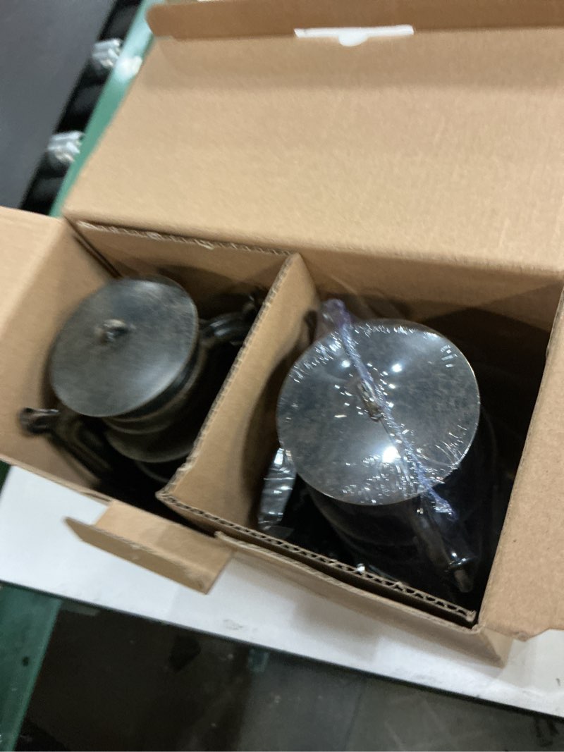 Condition photo showing Good Condition for lantern led battery powered camping lamp outdoor hanging rechargeable lantern flickering flame retro lanterns remote control 4 modes light non-solar 2 pack