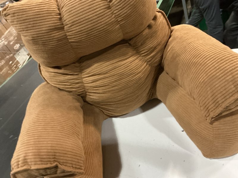 Condition photo showing Good Condition for rrpahwtv reading pillow for bed with high arm rests,back support pillow for sitting up in bed with shredded memory foam for reading, tv, gaming or relaxing on floor?brown?large? brown large-for heights over5'3"-weight6.83 lbs