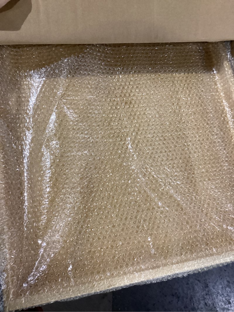 Condition photo showing Good Condition for gobam bamboo extra large ottoman tray, 26 x 15 inches - wooden tray for dining table & parties, serving tray with handles for food, cheese, snacks, tea, coffee & wine natural 26" x 15" x 2.4"
