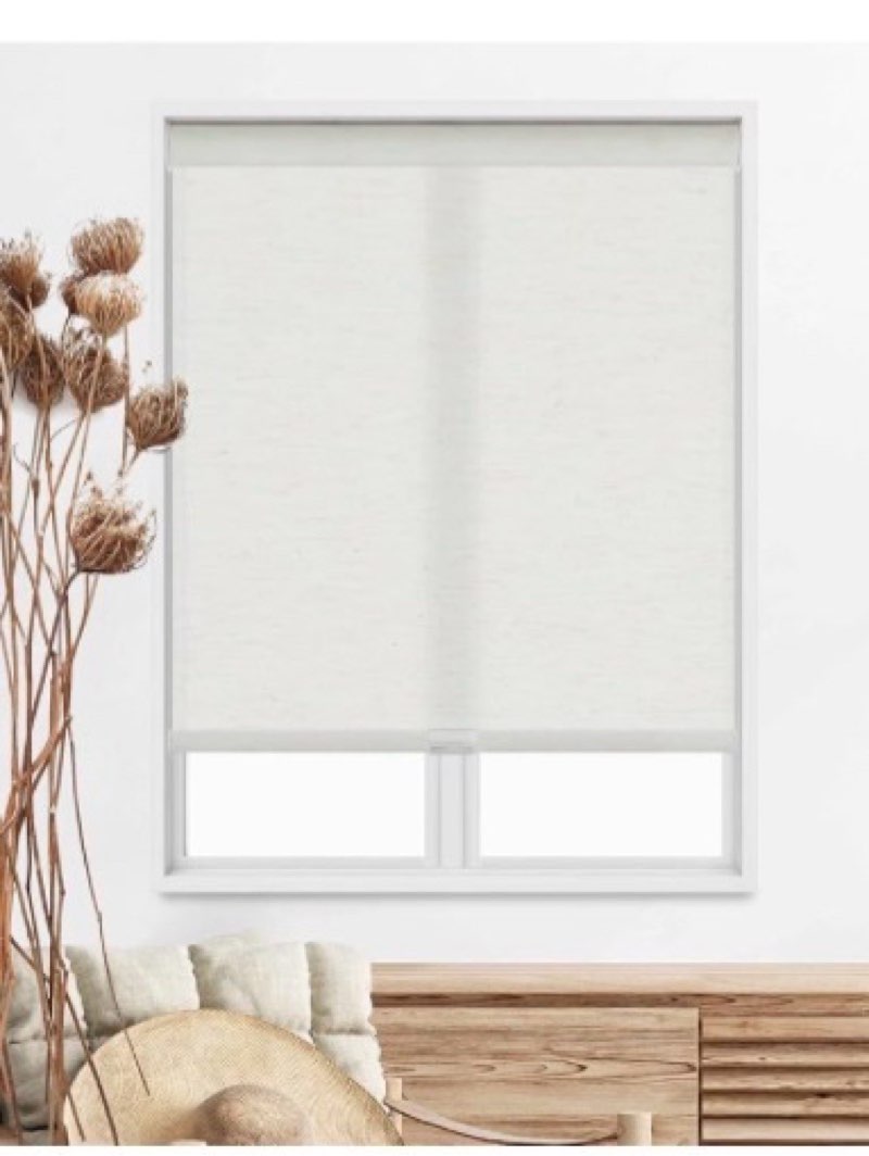 29” W Off White Blind Unknown Length (similar to stock photo)