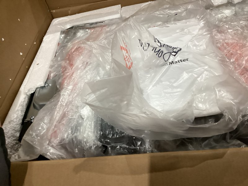 Condition photo showing As Is for TOSHIBA Small Microwave Oven with 11 Power Levels, ChefDefrost, Sound On/Off & Eco Mode, 0.7 Cu Ft, 700W, Black, MM-EM07PA(BK) ChefDefrost-0.7 Cu Ft-700W-Black