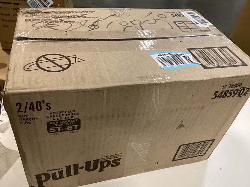 Condition photo showing Good Condition for Pull-Ups Learning Designs Disposable Training Pants - 5T-6T - Boy - 80ct