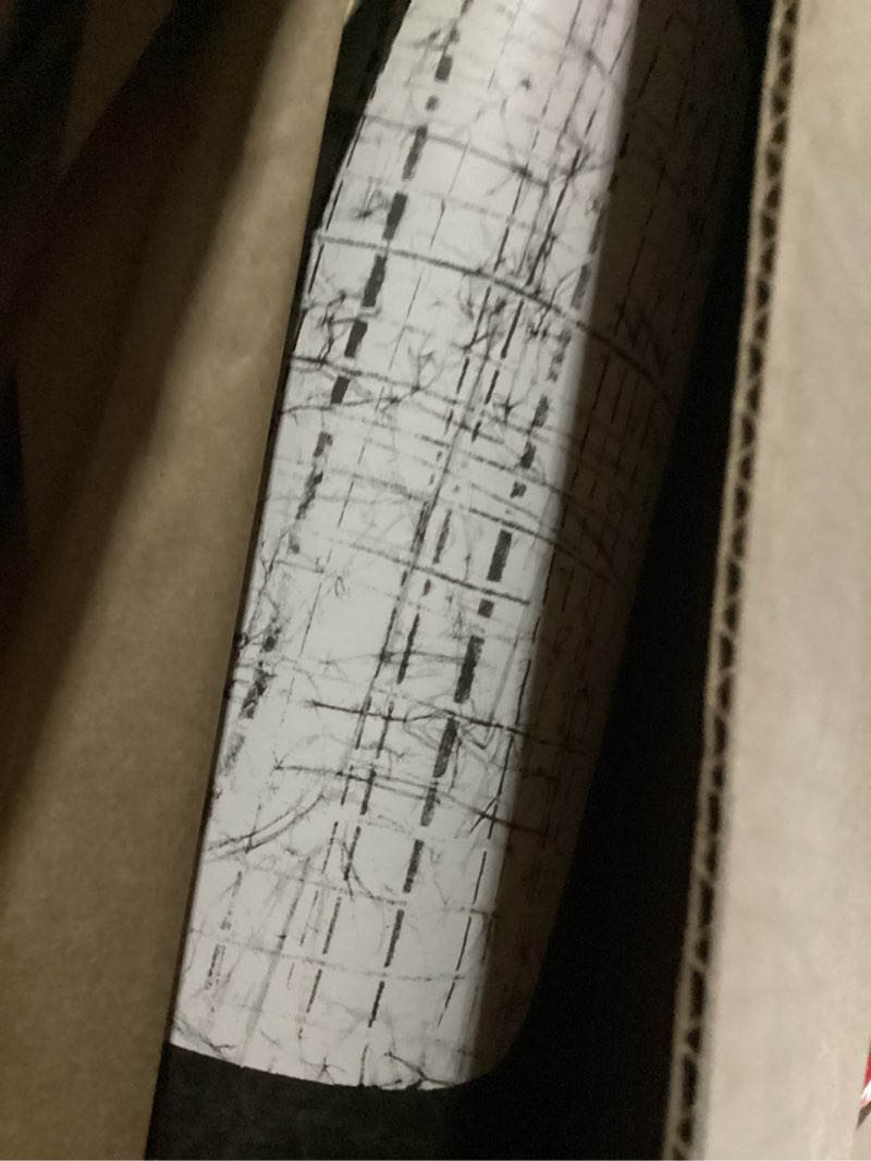 Condition photo showing Good Condition for RoomMates RMK12348PL Mid-Century Beads Peel and Stick Wallpaper, Black, White