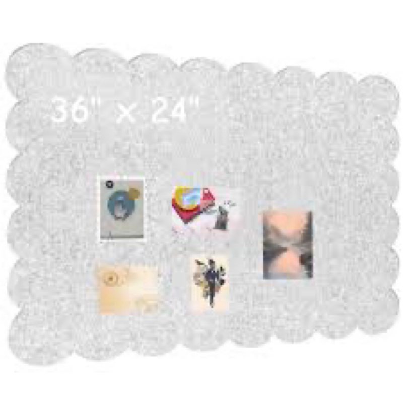 Foldable Bulletin Board, 36x24 Inch Cork Board Alternative, Felt Pin Board for Wall Mounting, Photo 