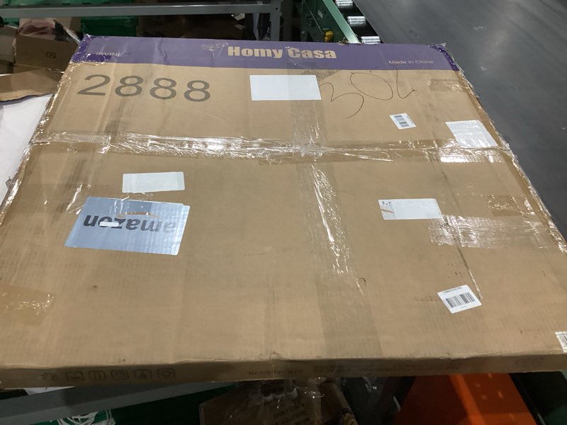 Homy Casa 3-Piece Folding Dining Set, Portable Square Table and 2 Padded Chairs, No Assembly Require