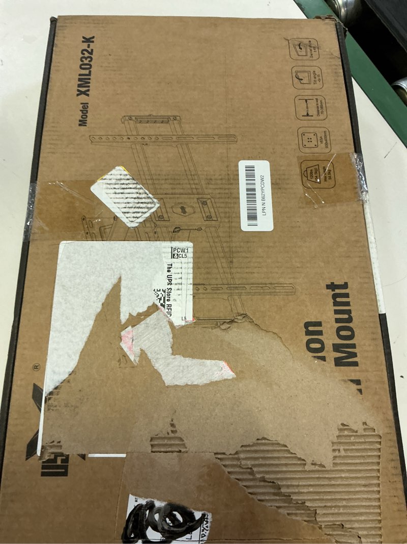 Condition photo showing New/Like New for full motion tv wall mount for most 37"-84" flat screen tv, swivel or tilt tv wall bracket with dual articulating arms, for 12"-16" wood studs, max vesa 600x400mm, load 120 lbs by usx mount 37-84 inch, 120 lb