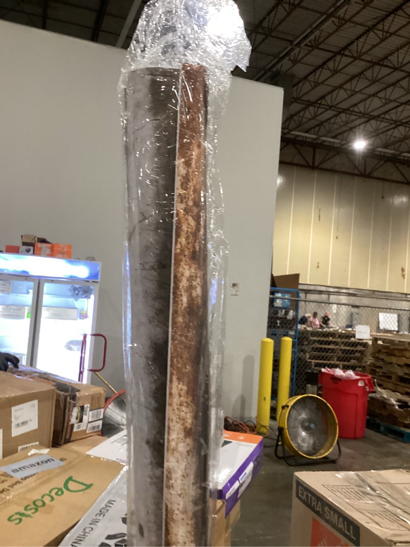 Condition photo showing New/Like New for peel and stick wallpaper old texture rusty galvanized metal panel surface corrosion rust removable renter friendly wall paper self-adhesive contact paper for bedroom bathroom decor 24in x 9.8ft multi10 24" x 118"