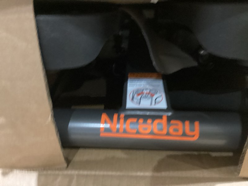 Condition photo showing As Is for Niceday Steppers for Exercise, Stair Stepper with Resistance Bands, Mini Stepper with 300LBS Loading Capacity, Hydraulic Fitness Stepper with LCD Monitor Gray