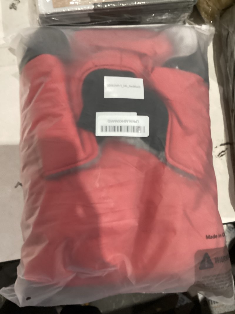 Condition photo showing As Is for MIGOHI Thermal Large Dog Fleece Jacket - Rainproof Coat for Large Dogs, Thick Dog Winter Coat,Snow Jacket for Dogs Windproof for Hunting Camping,Windy Chilly Days,Doberman,Great Dane,3XL,RedBlack RedBlack XXX-Large