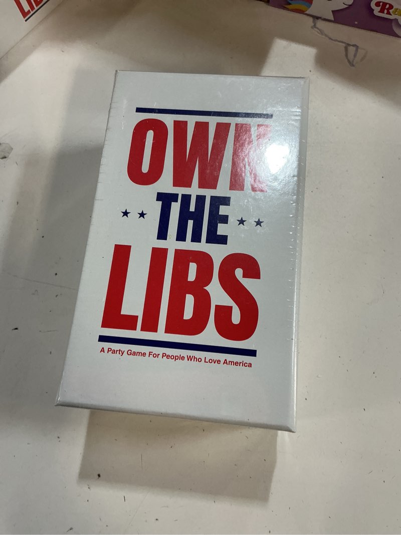 Condition photo showing New/Like New for Own The LlBBs - Funny White Elephant Gift - Men & Women's Birthday Gift - Hilarious Game