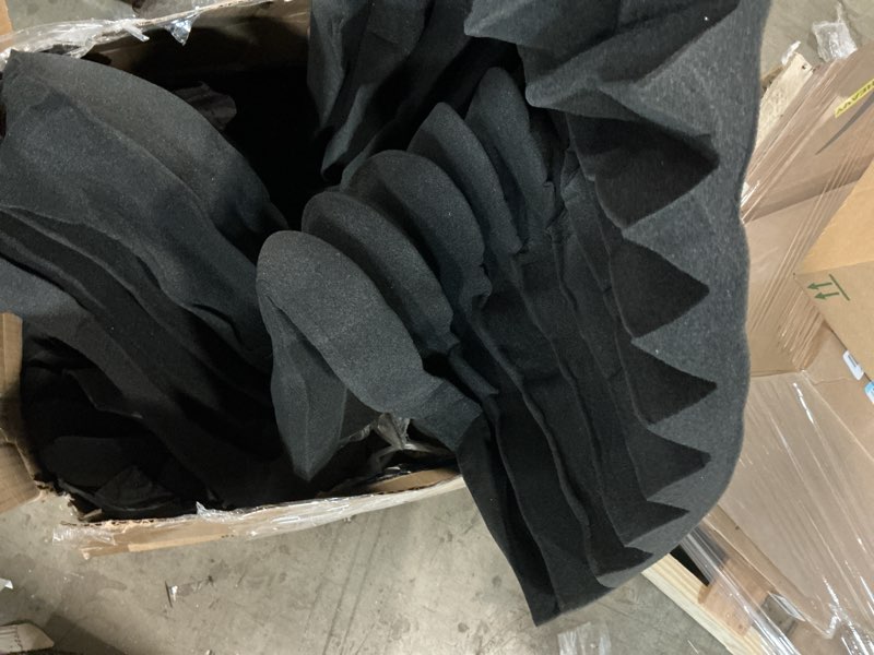 Condition photo showing As Is for 4 PCS Acoustic Panels,48''X24''X2'' Soundproof Foam Wall Panels,High Density Fireproof Noise Cancell