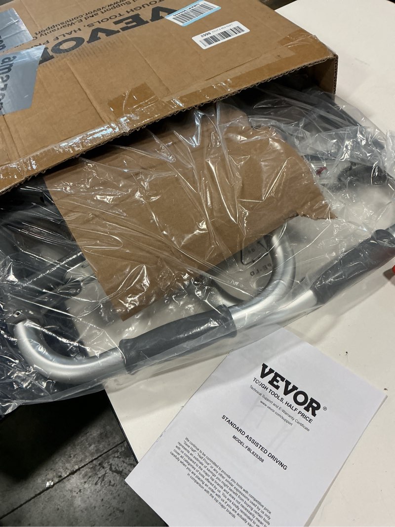 Condition photo showing New/Like New for VEVOR - Folding Walker, 2-Button Folding Walkers with 8-Level Adjustable Height and Durable Handles, Lightweight Aluminum - Silver 