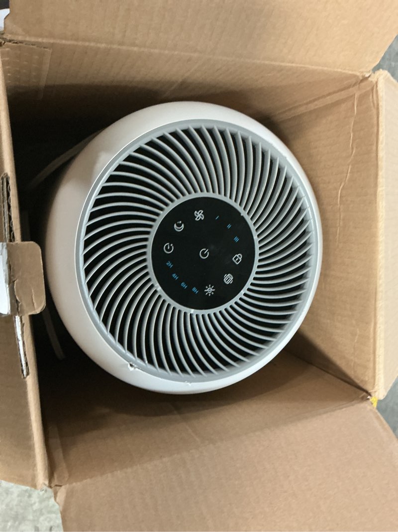 Condition photo showing As Is for LEVOIT Air Purifier for Home Allergens Pet Hair in Bedroom, Covers Up to 1073 ft² by 56W High Torque Motor, AHAM VERIFIDE, 3-in-1 Filter with HEPA Sleep Mode, Remove Dust Smoke Odor, Core300-P, White White Core 300-P 1Pack