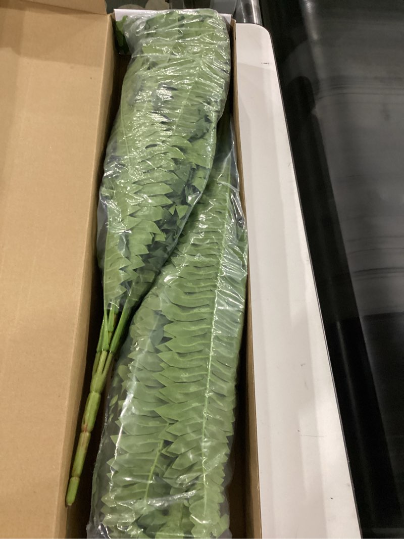 Condition photo showing Good Condition for 35" ferns artificial bush plants large, 2 artificial boston ferns with 39 fronds for outdoors home decor