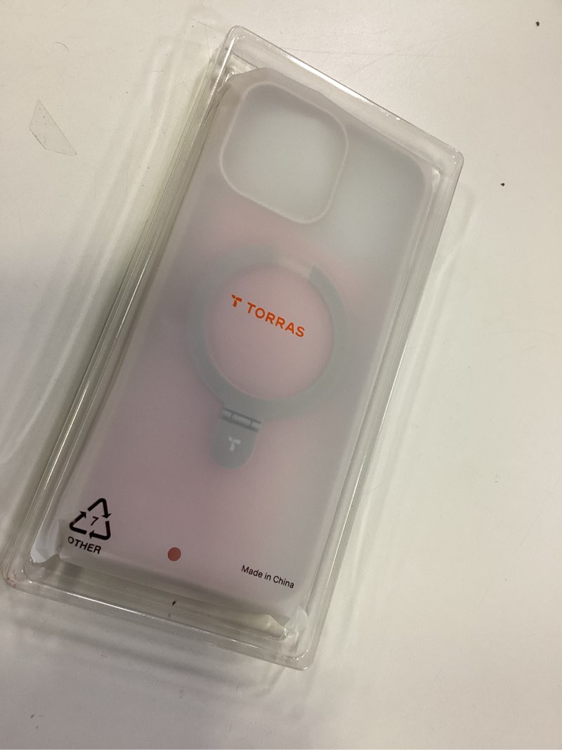 Condition photo showing New/Like New for TORRAS Desert Titanium for iPhone 16 Pro Max Case, [Military Grade Drop Tested][Fit for MagSafe] [Built-in Stand] Translucent Slim Soft Edge Case for iPhone 16 Pro Max 6.9" 2024, Rose Gold Desert Titanium iPhone 16 Pro Max 6.9 inch