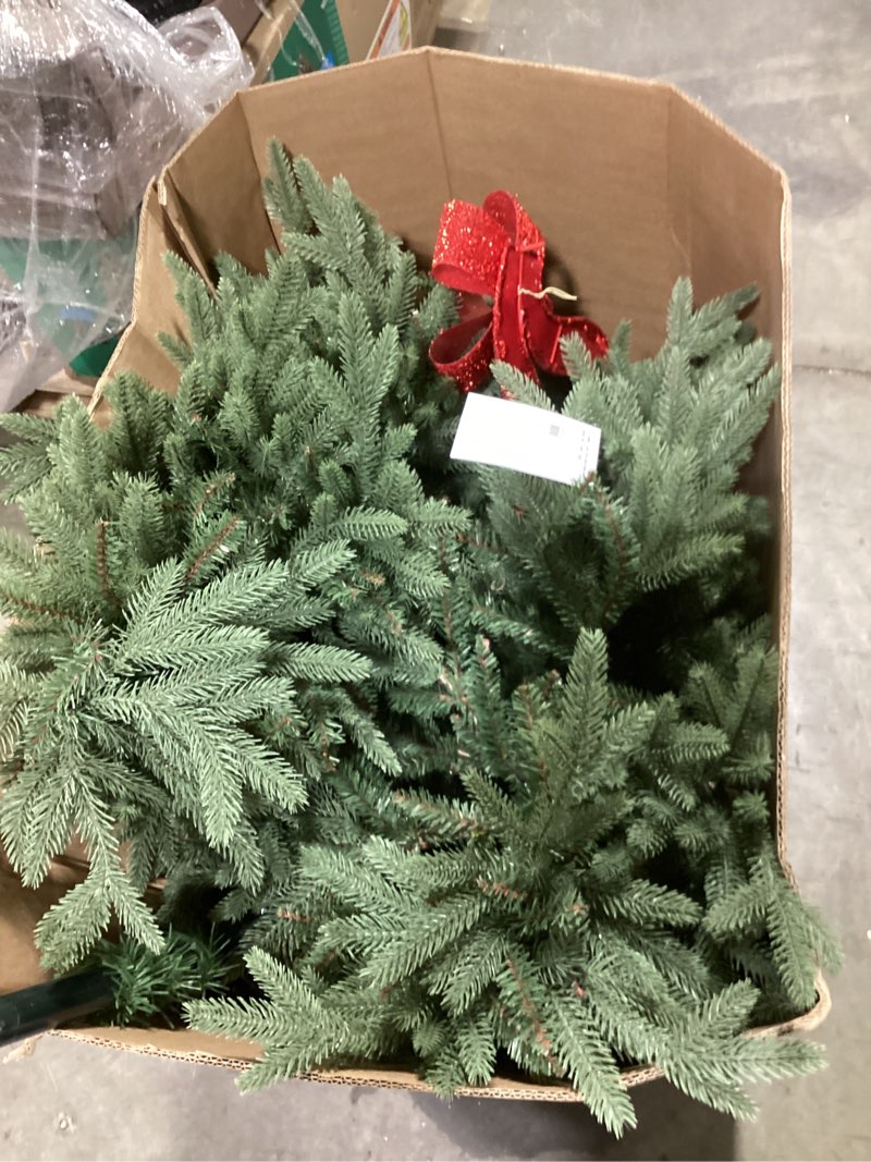 Condition photo showing As Is for Holiday Living 7.5-ft Windsor Artificial Christmas Tree