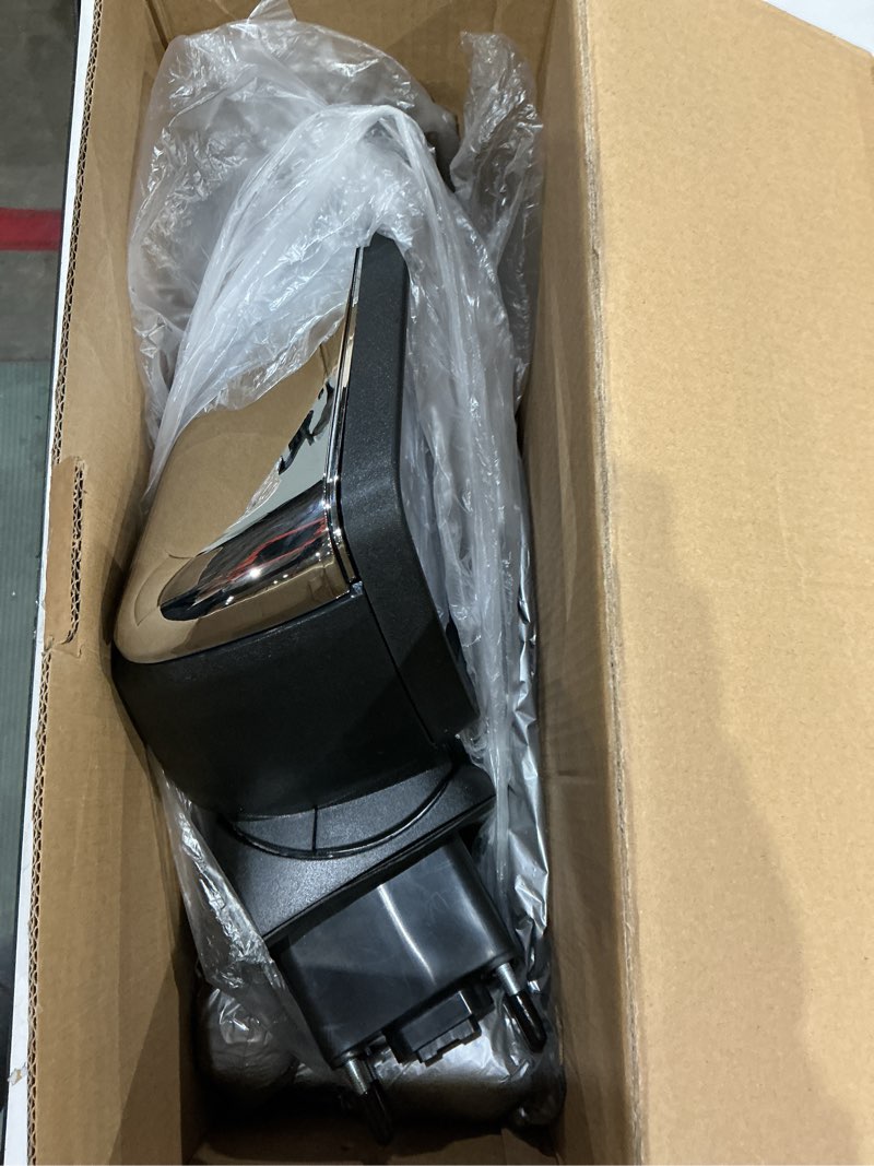 Condition photo showing As Is for right passenger side mirror compatible with 2019-2025 chevy silverado 1500 with power folding heated turn signal puddle light memory temperature sensor blind spot chrome replace#84898868(16pins) r-16pins chrome
