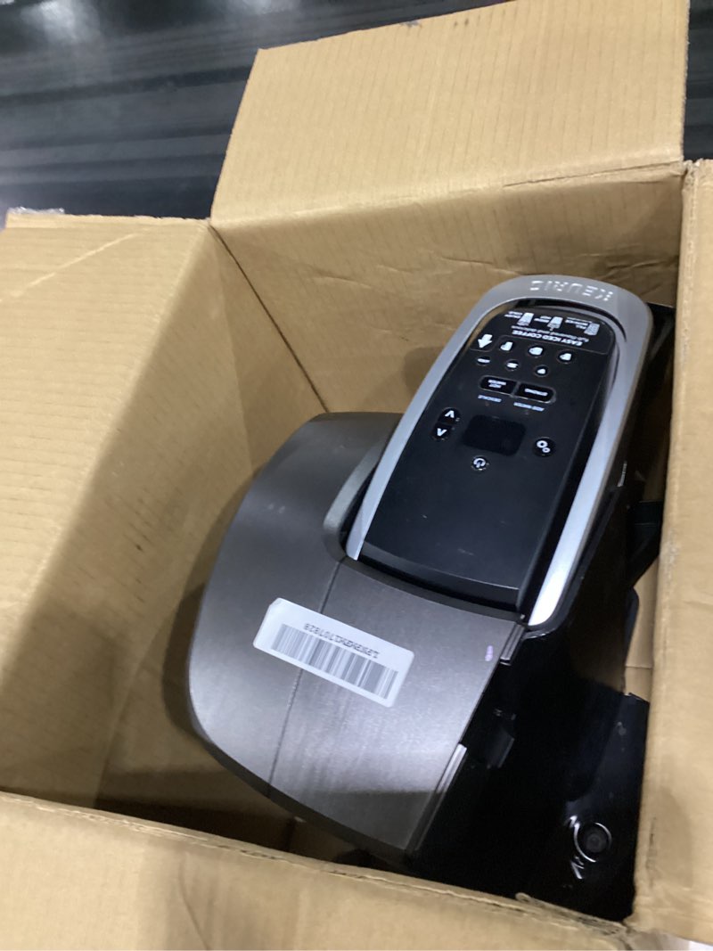 Condition photo showing As Is for missing parts keurig k-elite single serve k-cup pod coffee maker, with strength and temperature control, iced coffee capability, 8 to 12oz brew size, programmable, brushed slate
