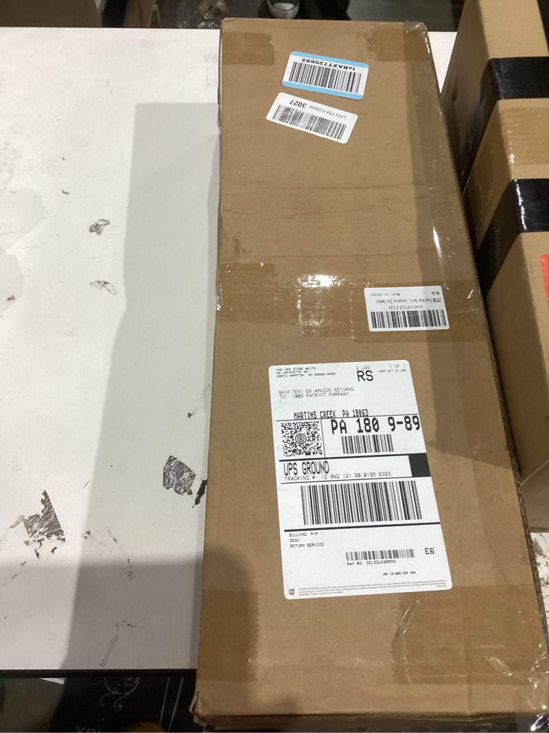 Condition photo showing As Is for Rear Roof Protector for 2022-2025 Toyota Tundra Truck Cab Roof Protector Rear Spoiler Guard Shield Soft TPE Material for 22-25 Tundra Exterior Accessories(Only Fit Non-panoramic Sunroof Models)
